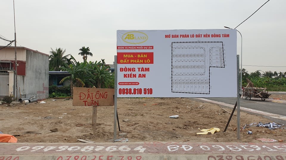 Người dân hiện vẫn đang khiếu kiện về khu đất quận Kiến An thu hồi đấu giá hồi đầu tháng 12.2020 - ảnh MC