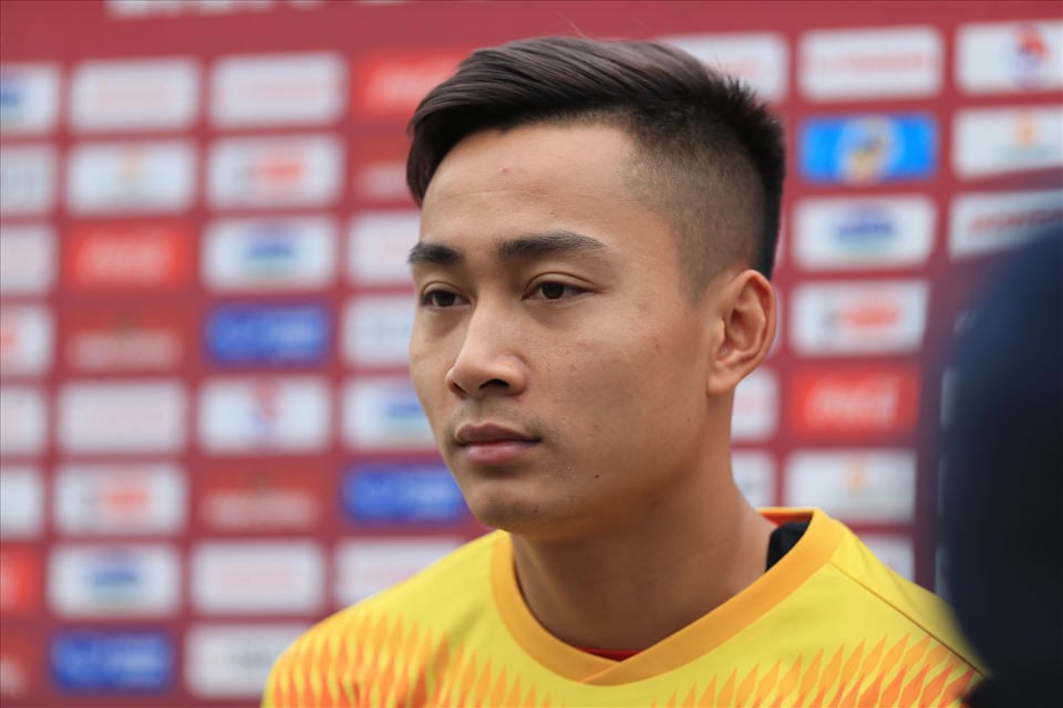 Tiền đạo Hồ Tuấn Tài trở lại đội tuyển Việt Nam, sau nhiều năm vắng mặt. Ảnh: Hoài Thu