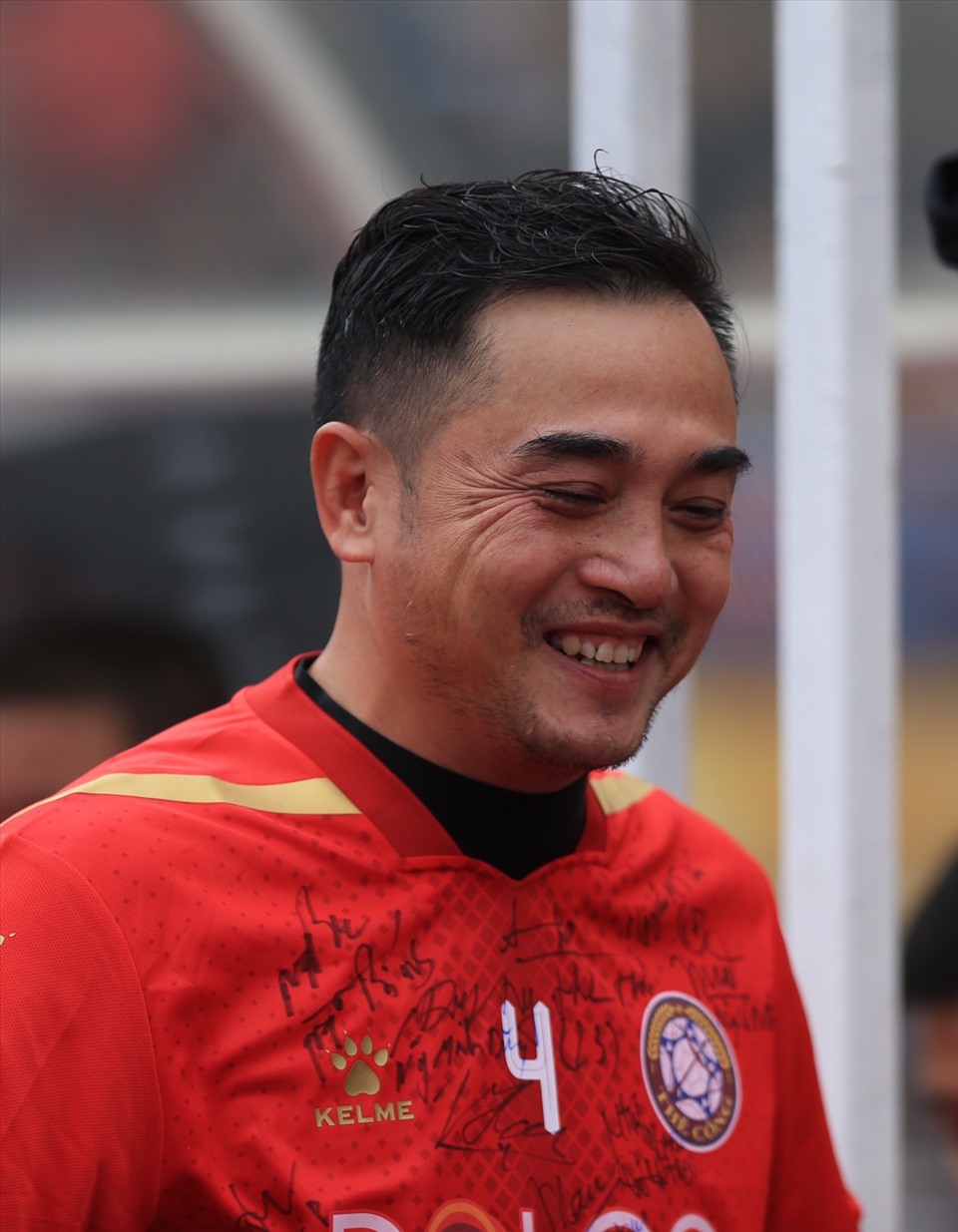 Cựu danh thủ Nguyễn Đức Thắng hiện đang làm huấn luyện viên của Bình Định.