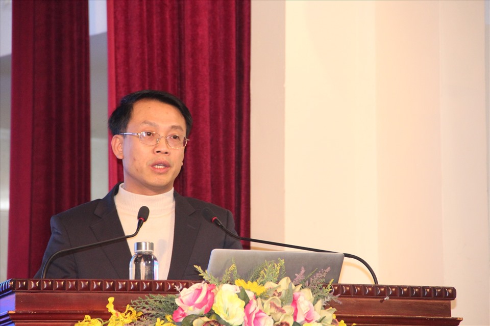 Đồng chí Nguyễn Chí Công phát biểu chỉ đạo tại Hội nghị. Ảnh: Nguyễn Hường