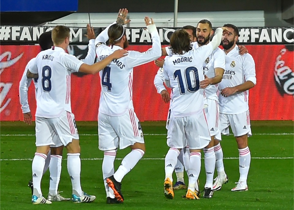 Real Madrid chỉ tìm thấy chính mình khi bị đẩy vào “cửa tử“. Ảnh: AFP
