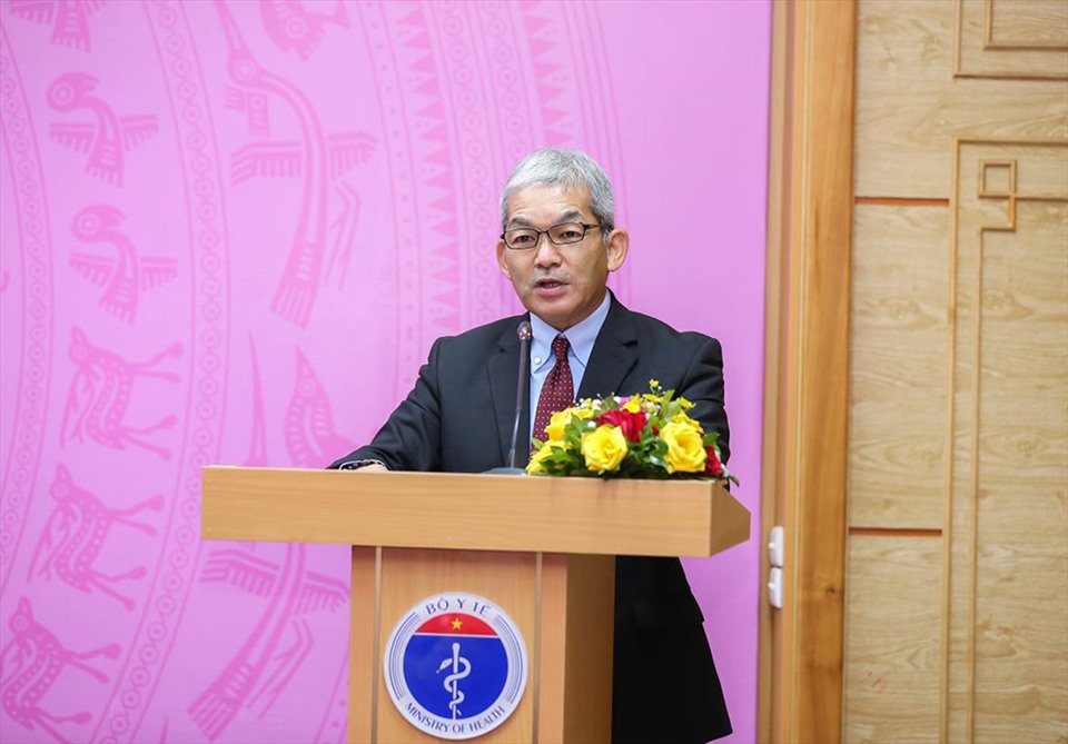 Ông Keiji Kaneko – Tổng Giám đốc Công ty Ajinomoto Việt Nam phát biểu tại sự kiện.