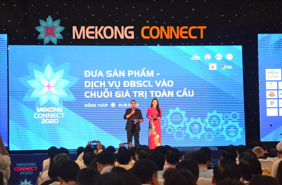 Quang cảnh khai mạc Diễn đàn Mekong Connect 2020. Ảnh: Lục Tùng