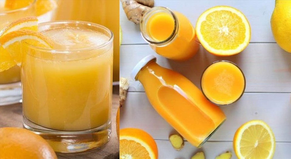 Nước cam với nhiều dưỡng chất nhưng sử dụng không hợp lí có thể dẫn tới nhiều tác hại. (Đồ họa: VA)