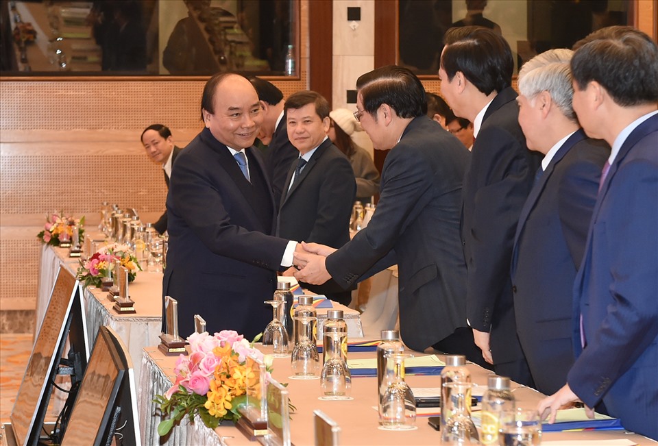 Thủ tướng Nguyễn Xuân Phúc tới dự Hội nghị. Ảnh: QH