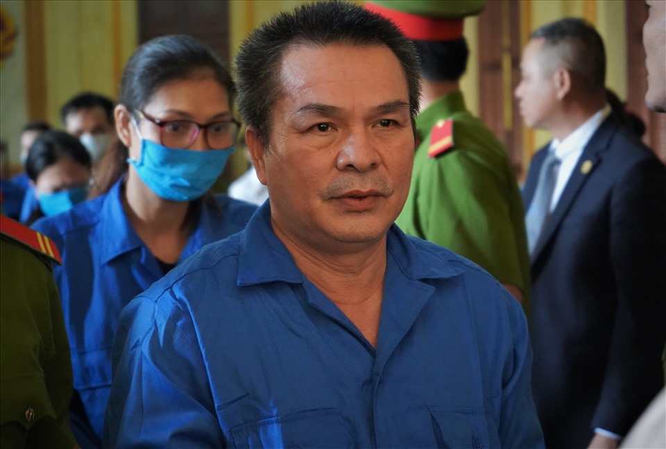Bị cáo Bùi Minh Chính tại phiên tòa ngày 23.12. Ảnh: Anh Tú
