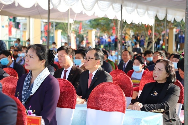Ông Thiều Kim Quỳnh - Chủ tịch HĐTV EVNNPC tham dự tại buổi lễ. Ảnh: EVNNPC