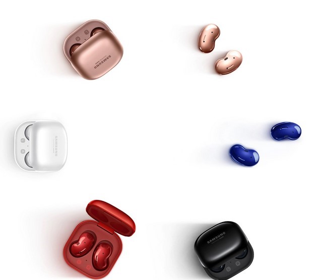 Samsung Galaxy Buds Live  thiết kế đa dạng theo thị hiếu của người dùng với 4 màu: đỏ, hồng, trắng và đen.