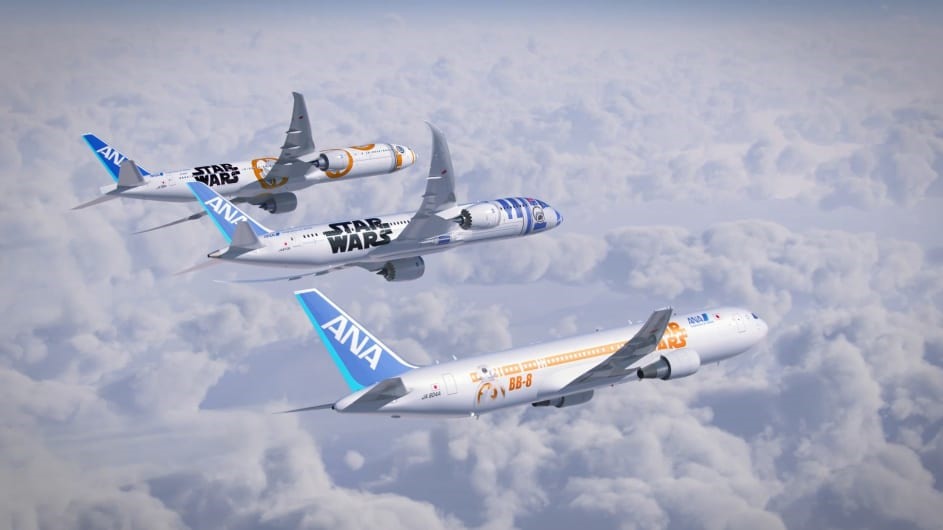 Máy bay ''Star Wars'' của ANA, Nhật Bản. Ảnh: ANA