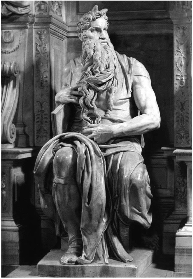 Moses, Lăng mộ Lulius, Tiểu Vương cung thánh đường San Pietro ở Vincoli 1513-1516. Ảnh: Omega Plus cung cấp