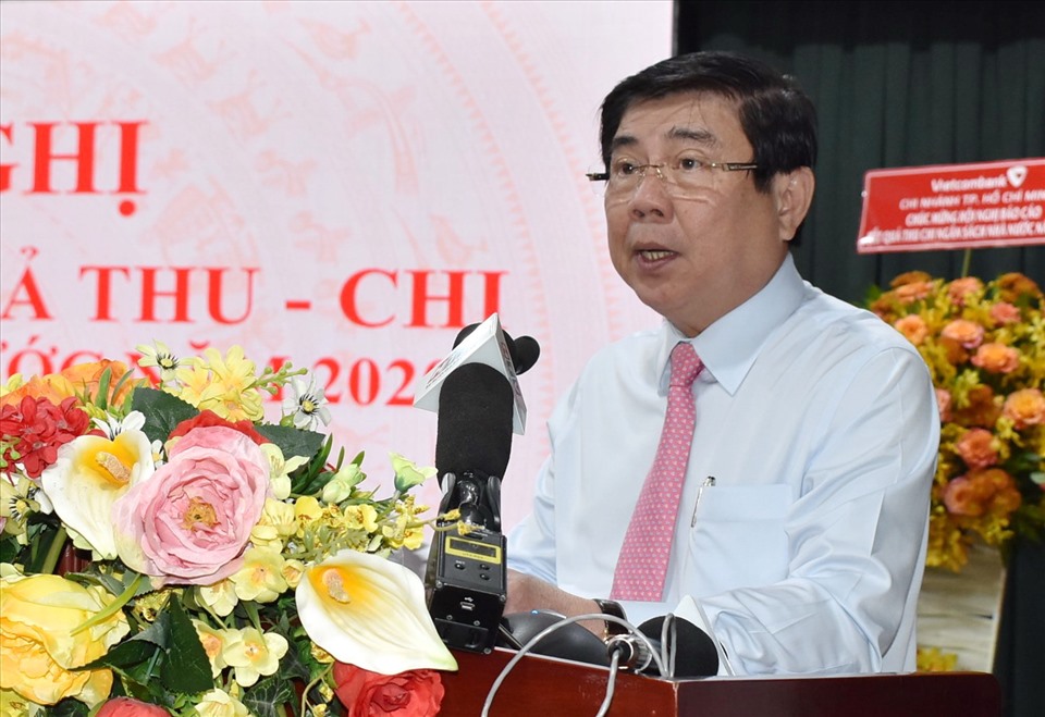 Chủ tịch UBND TPHCM Nguyễn Thành Phong.  Ảnh: Minh Quân