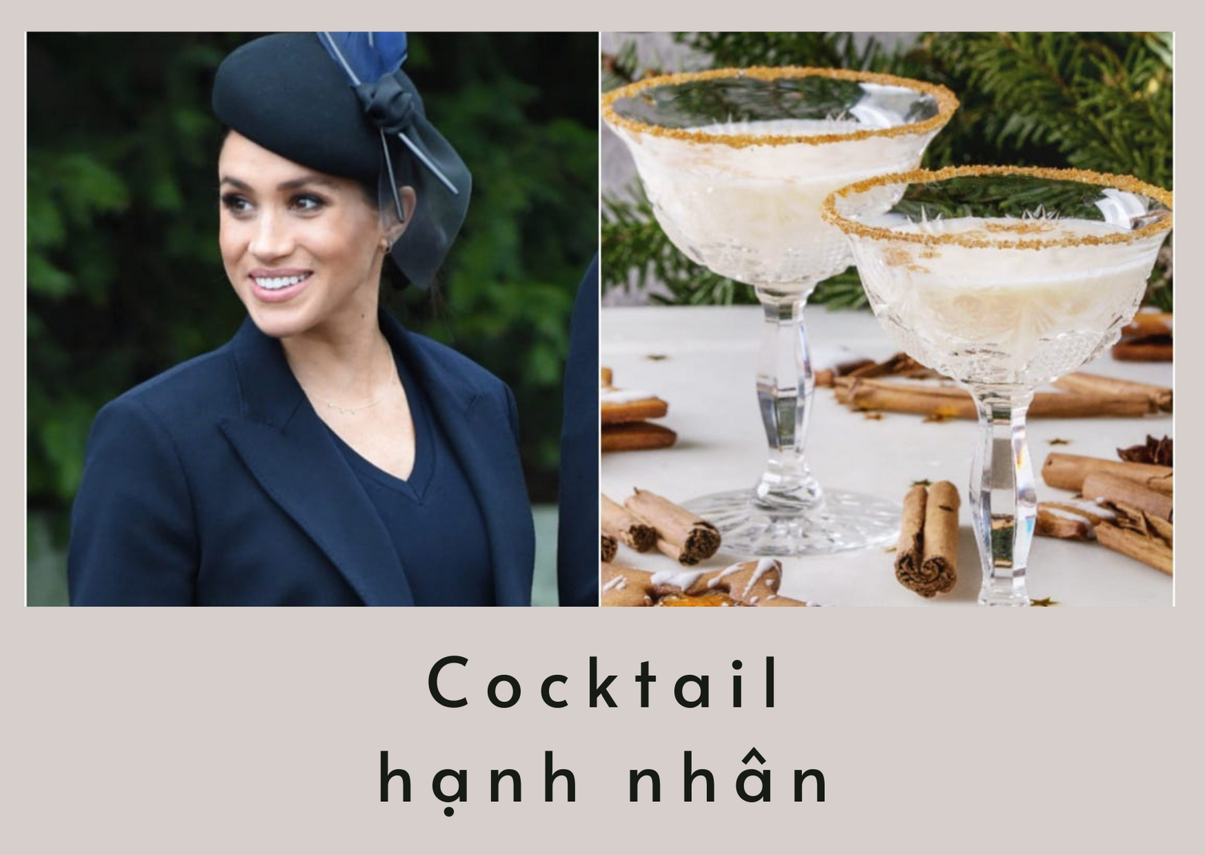 Nữ công tước Anh tiết lộ công thức pha chế cocktail hạnh nhân hoàn hảo.