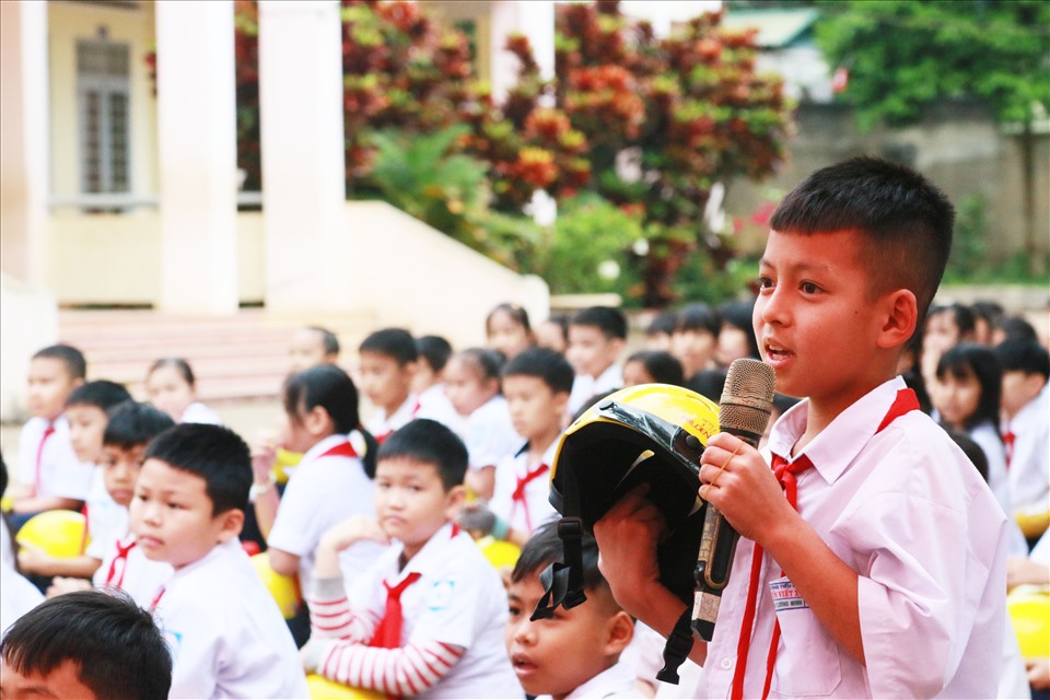 Tại buổi lễ phát động, nhiều hoạt động đã được thực hiện như chơi một số trò chơi tương tác xoay quanh chủ đề ATGT...