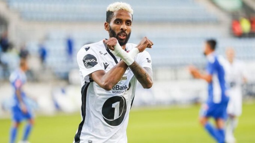 6. Amahl Pellegrino (Kristiansund BK): 23 bàn thắng (23 điểm).