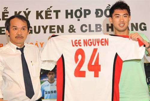 Lee Nguyễn từng gia nhập Hoàng Anh Gia Lai năm 2009. Ảnh: TL