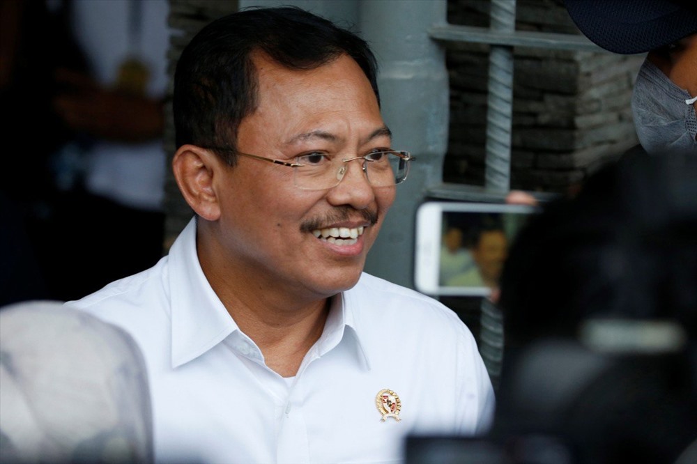 Bộ trưởng Bộ Y tế Indonesia Terawan Agus Putranto. Ảnh: Reuters.