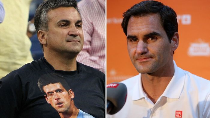 Ông Srdan cho rằng Djokovic sẽ sớm vượt Federer Ảnh Getty