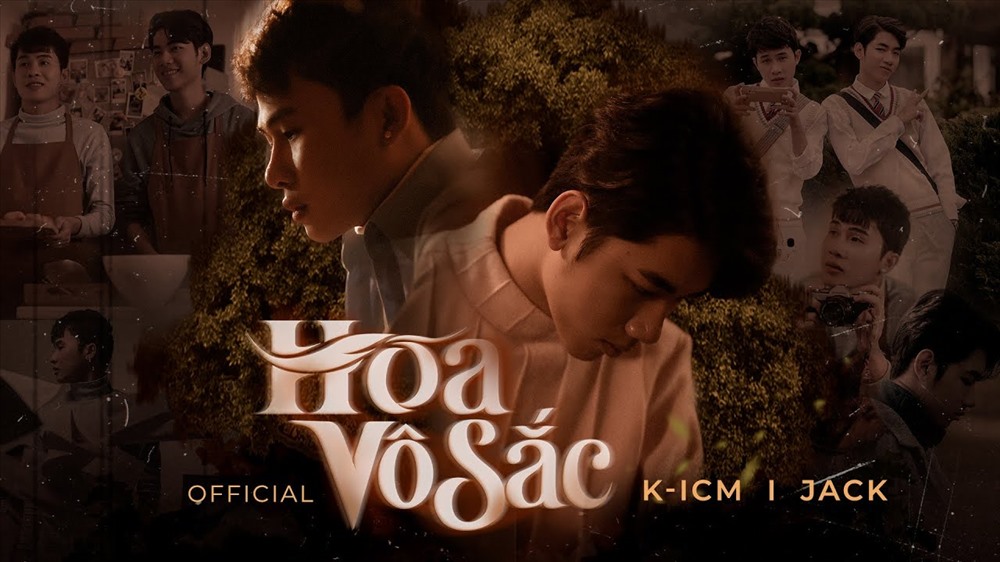 Hoa Vô Sắc ra mắt khán giả vào cuối năm 2019, MV đăng tải trên kênh Youtube của K- ICM, là tác phẩm âm nhạc hợp tác cuối cùng giữa K-ICM và Jack sau khi đường ai nấy đi.