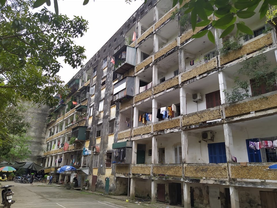 Việc giữ lại khu chung cư Quang Trung làm di sản khó khả thi. Ảnh: PV