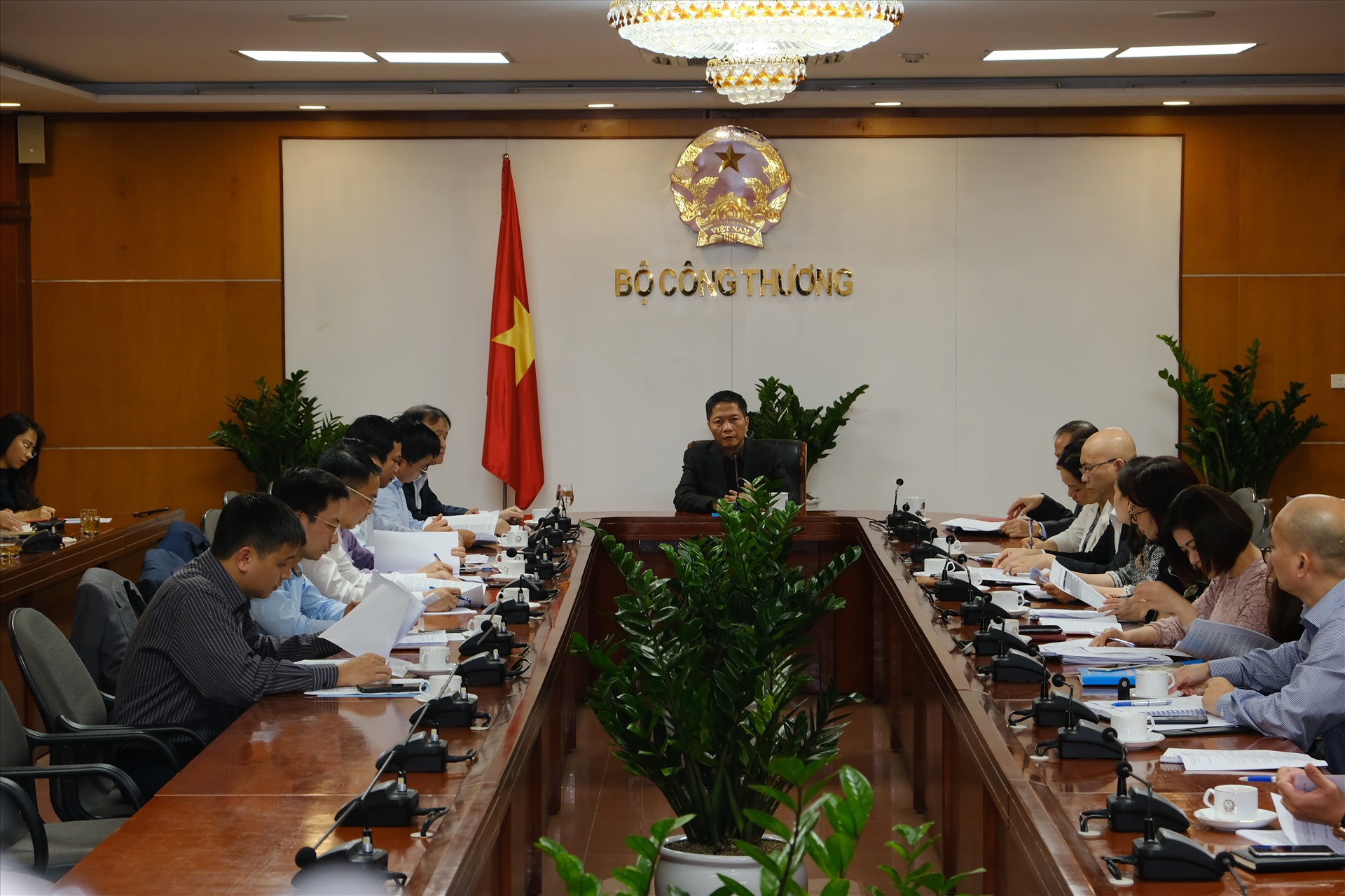 Cuộc họp giữa Bộ trưởng và các đơn vị trong bộ