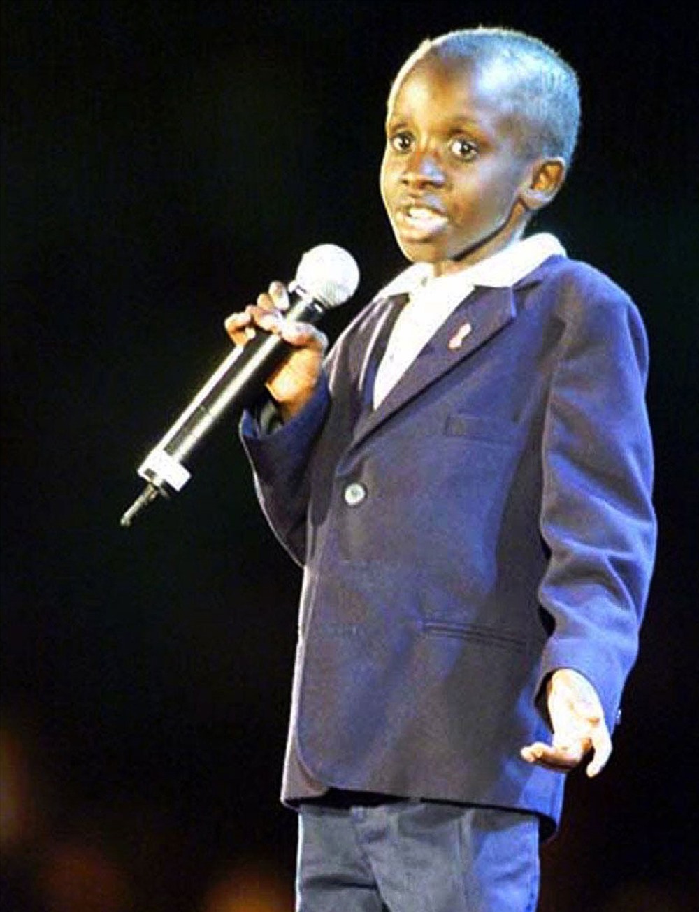 Nsoki Jonson với bài phát biểu lay động hàng triệu người trên thế giới. Ảnh: Getty Images
