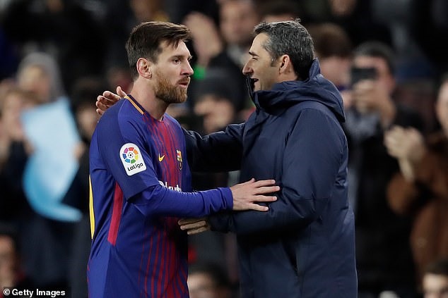 Messi không phục Valverde? Ảnh: Getty.