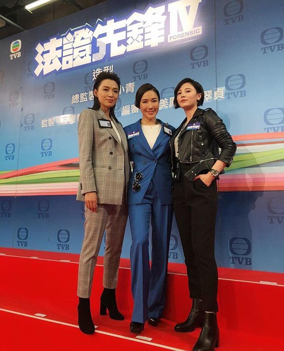 Bộ ba nữ chính, từ trái qua: Trần Vỹ, Lý Thi Hoa và Chu Thần Lệ.