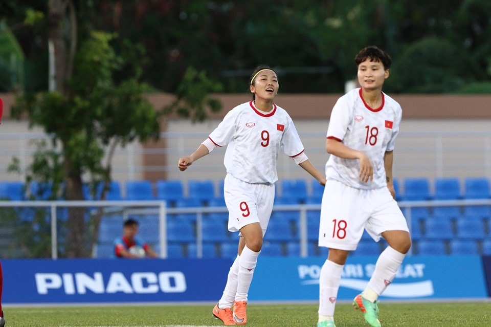 Đội tuyển nữ Việt Nam có nhiều lợi thế tước Myanmar. Ảnh: DP