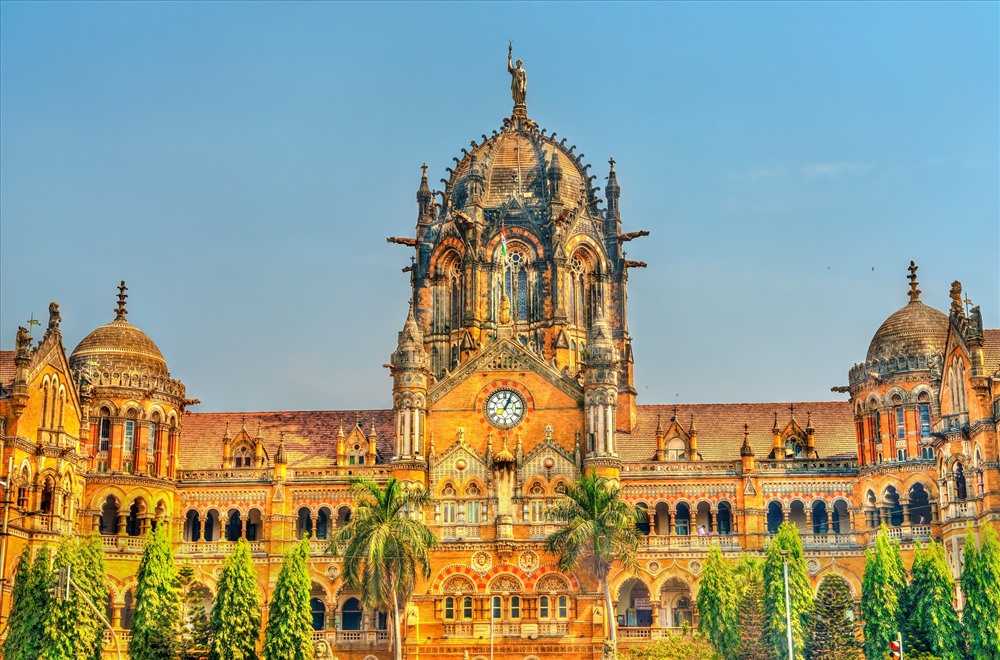 Ga xe lửa Chhatrapati Shivaji, di sản thế giới của UNESCO nằm ở thành phố Mumbai.