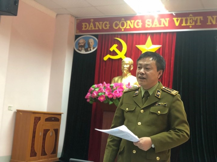 Ông Hoàng Ánh Dương phát biểu tại hội nghị.