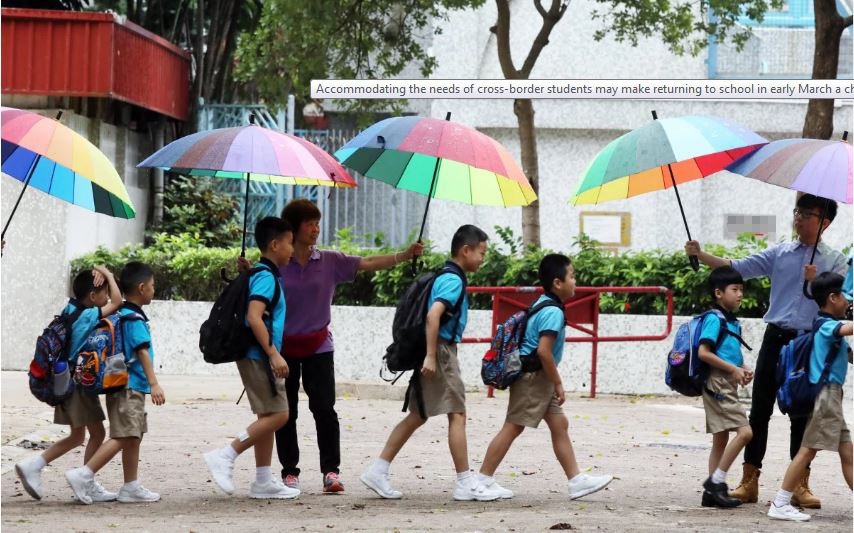 Hong Kong kéo dài kỳ nghỉ của học sinh tới đầu tháng 3 vì dịch bệnh. Ảnh: SCMP.