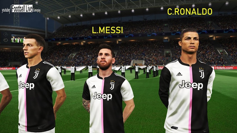 Messi sẽ song hành với Ronaldo, không chỉ trong các trò chơi điện tử? Ảnh: PES.