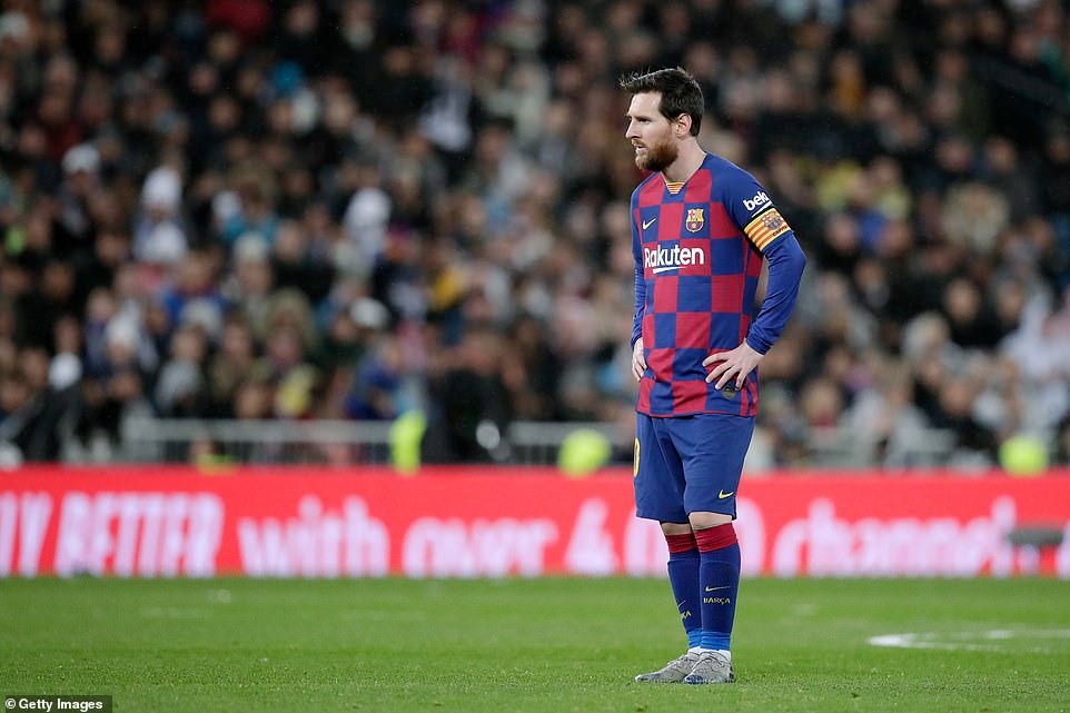 Messi đã có trận đấu không như mong đợi. Ảnh: Getty.