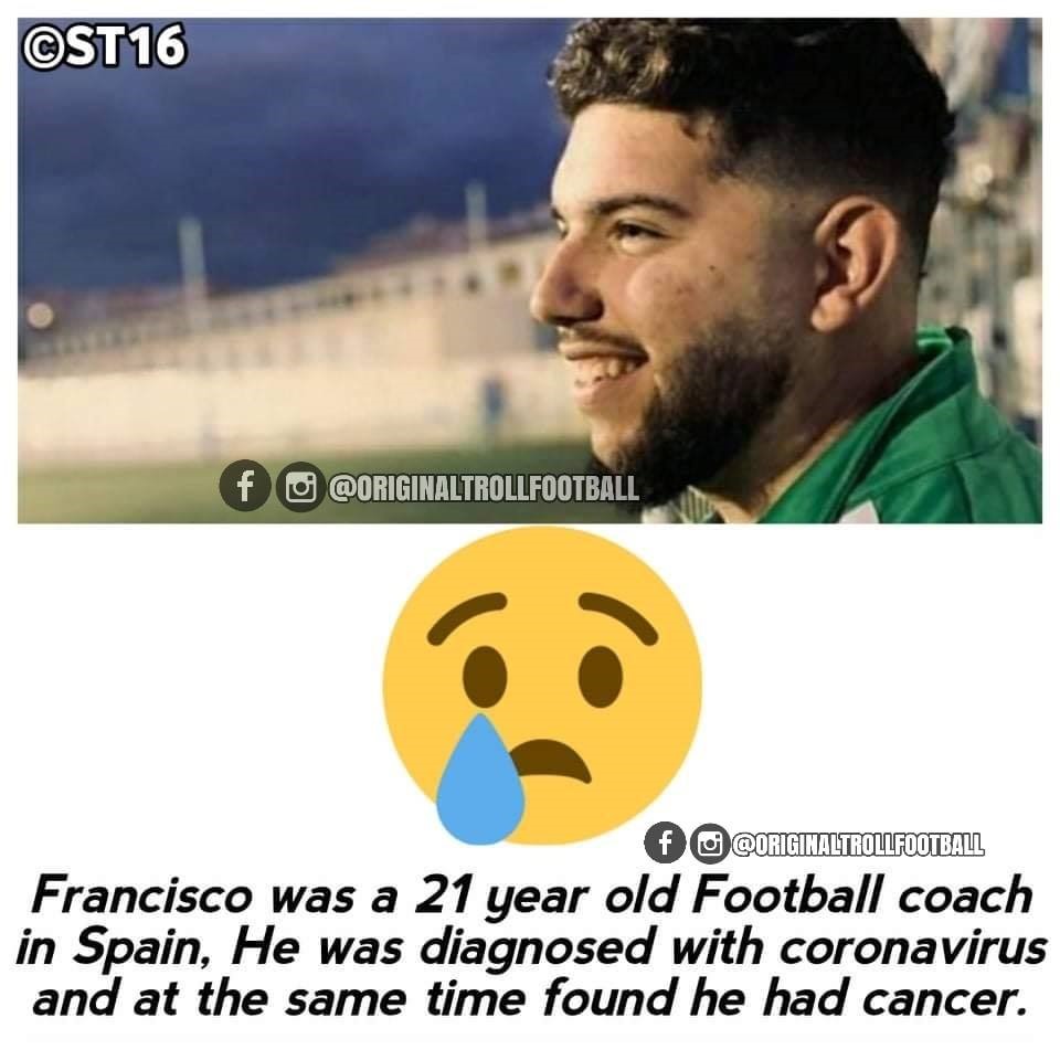 Francisco Garcia trở thành huấn luyện viên đầu tiên trên thế giới chết vì COVID-19.