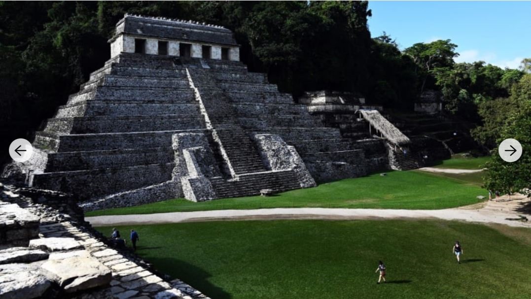 Đền thờ của người Maya ở Palenque, Mexico. Ảnh: AFP/Getty.