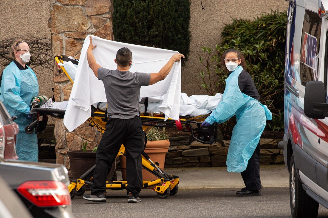 Nhiều người đã tử vong sau khi nhiễm virus SARS-CoV-2 ở Nhà dưỡng lão Kirkland.
