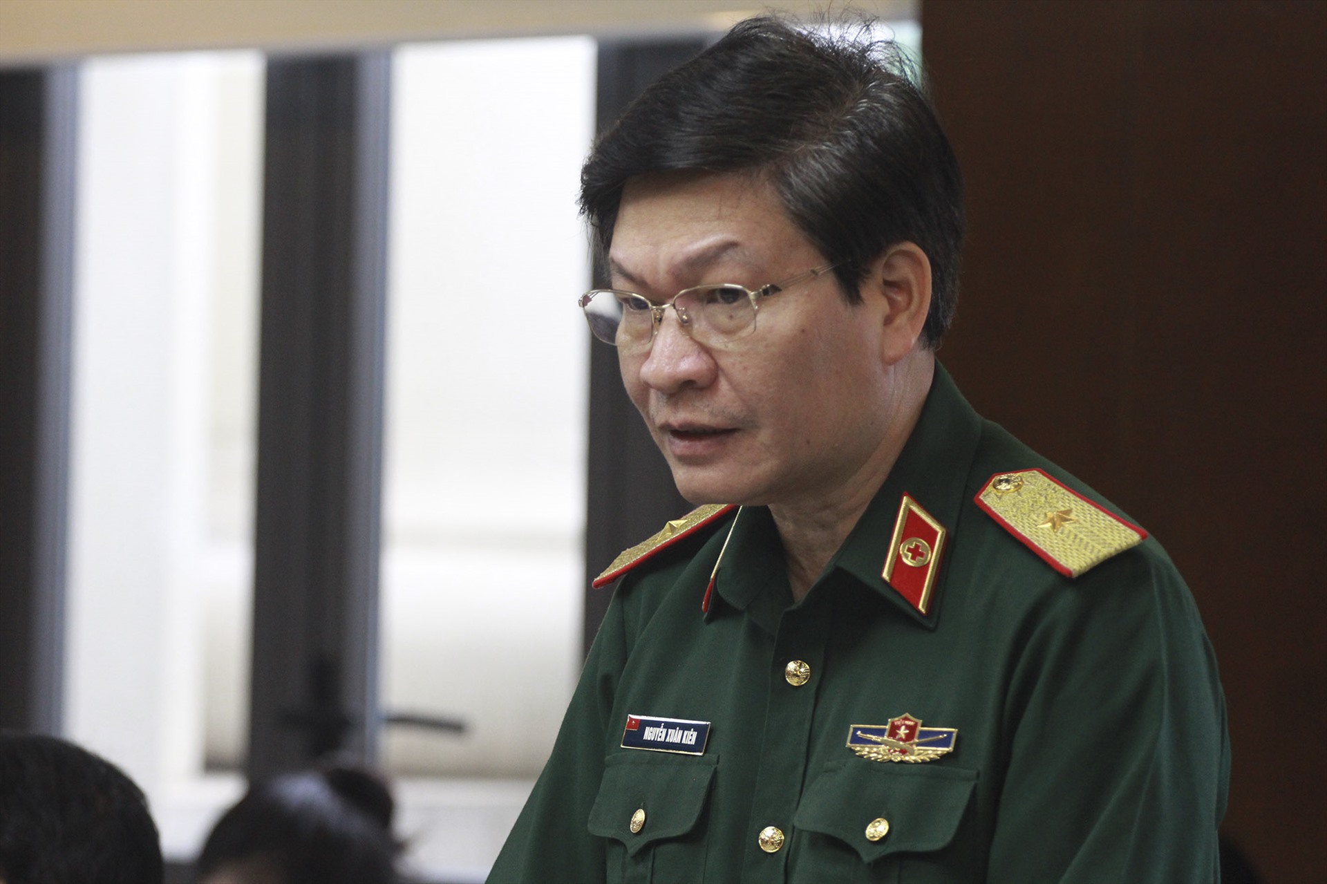 Thiếu tướng Nguyễn Xuân Kiên - Cục trưởng Cục Quân y. Ảnh Trần Vương