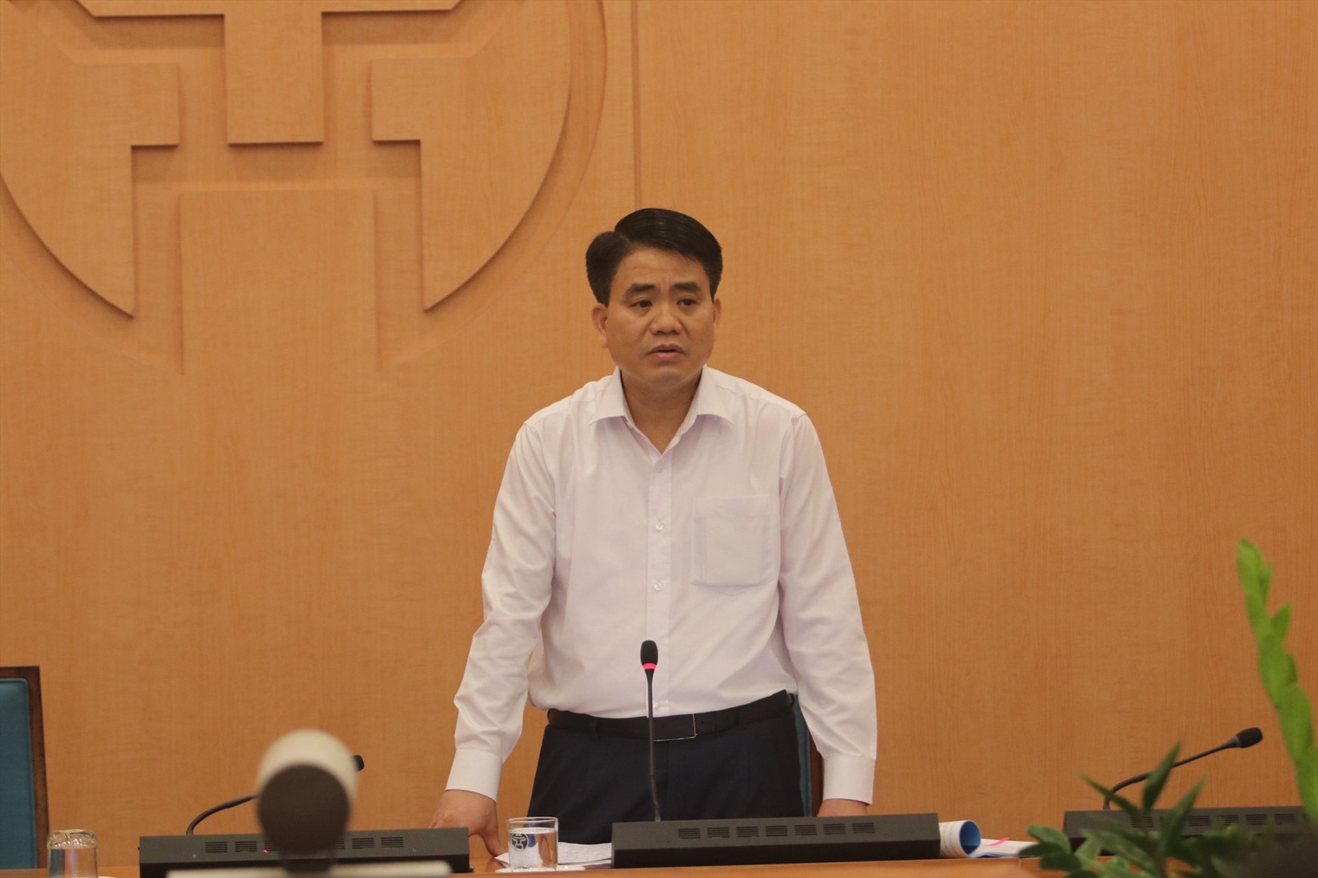 Chủ tịch Hà Nội khuyến khích các công ty tư nhân tăng cường làm việc trực tuyến.
