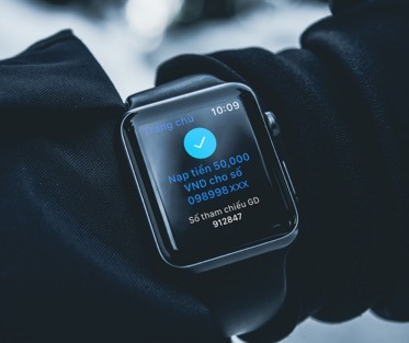 Việc BIDV tiên phong đưa ứng dụng SmartBanking lên Apple Watch chắc chắn sẽ góp phần đẩy mạnh xu hướng này trên các thiết bị đeo thông minh. Ảnh BIDV