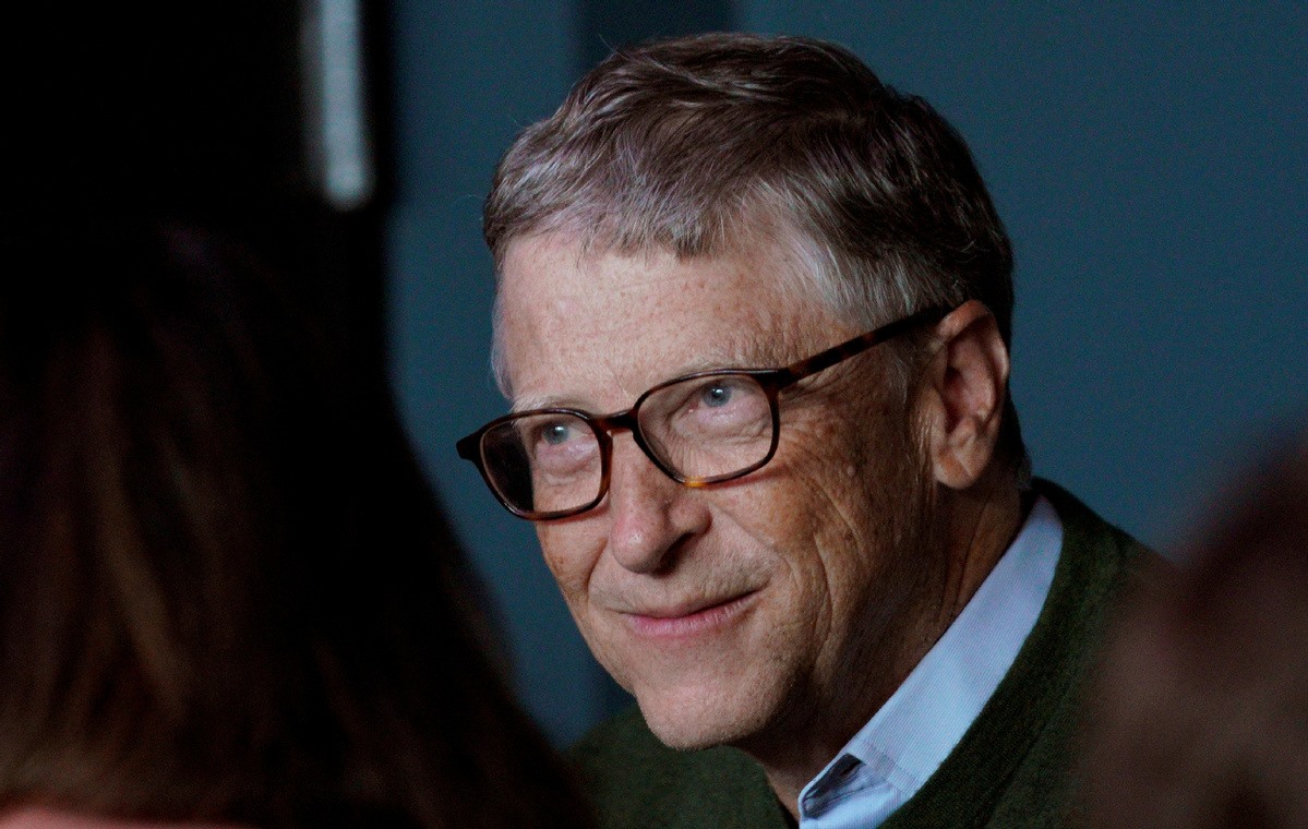 Bill Gates đứng thứ 3 với 106 tỉ USD. Ảnh: China Daily