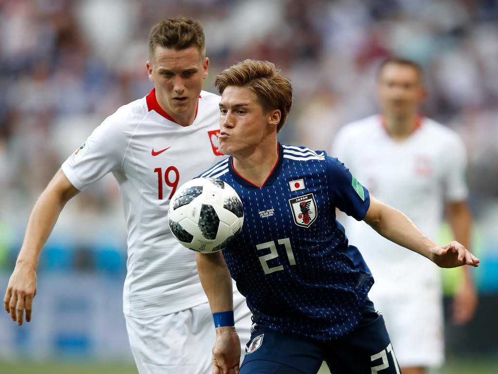 Sakai từng là thành viên tuyển Nhật Bản thi đấu ở World Cup 2018 dưới sự dẫn dắt của HLV Akira Nishino. Ảnh: Getty Images.