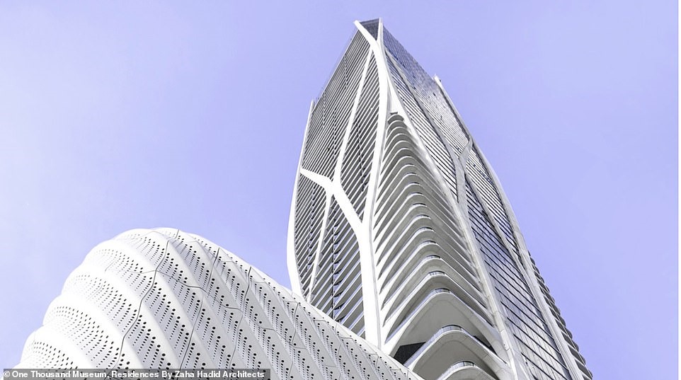 Nhà mới của vợ chồng Beckham nằm trên nóc của một tòa nhà 62 tầng cao 216 mét (so với mặt đất). Ảnh: Daily Mail.