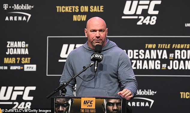 Chủ tịch UFC Dana White chưa thể tổ chức trận tái đấu cho Conor Ảnh Getty