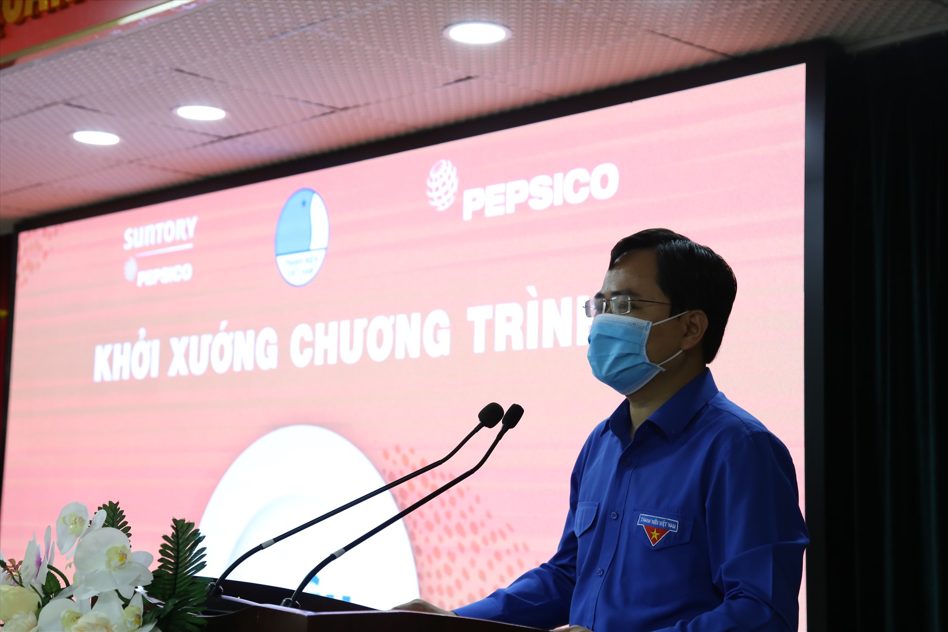Chủ tịch Trung ương Hội LHTN Việt Nam Nguyễn Tuấn Anh phát biểu tại chương trình.