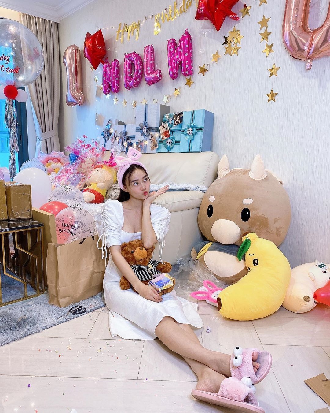 Set trang trí sinh nhật tại nhà đẹp siêu rẻ độc lạ đơn giản dễ làm tặng  phụ kiện  Shopee Việt Nam