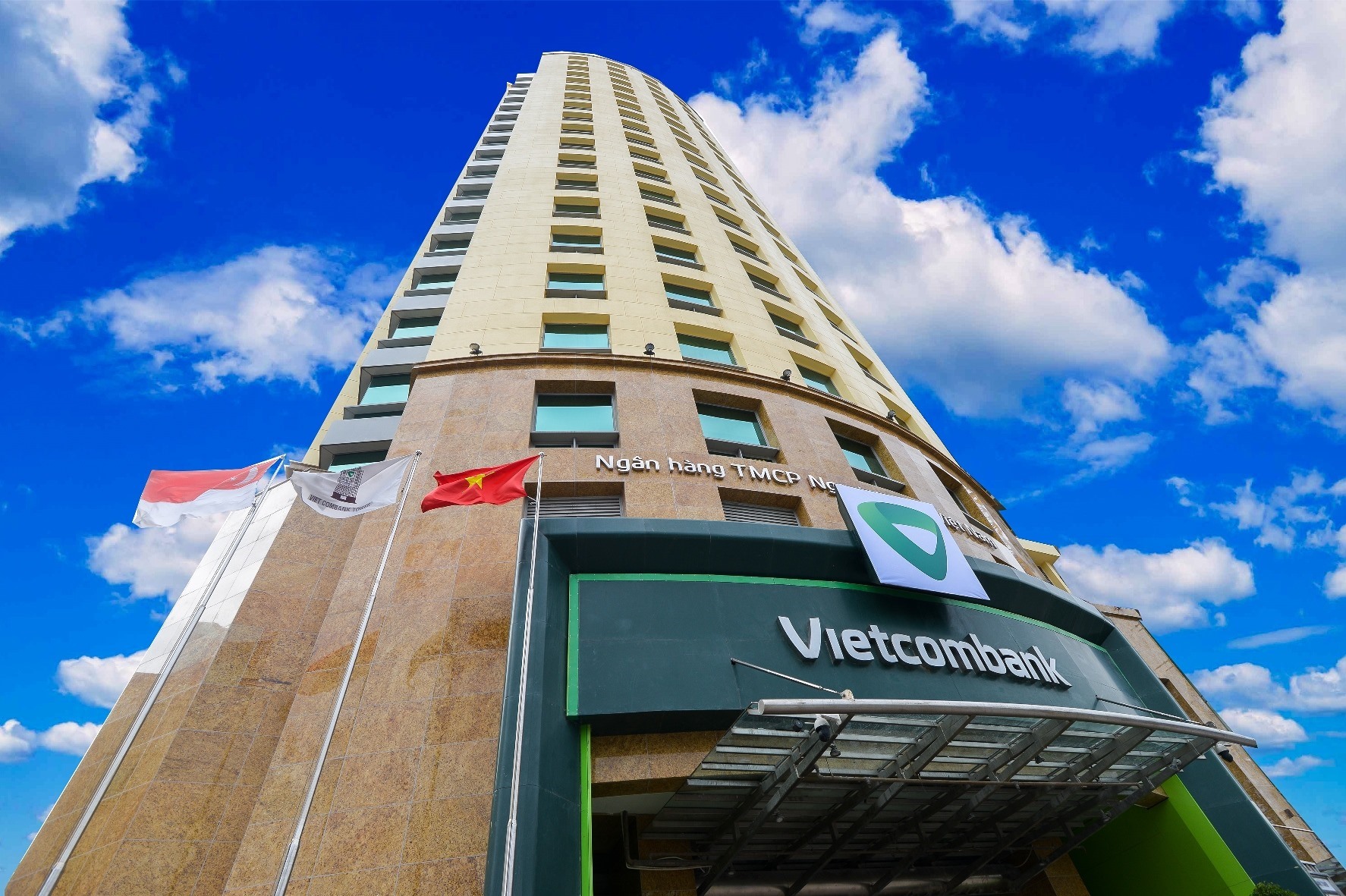 Tòa nhà trụ sở chính Vietcombank tại Thủ đô Hà Nội. Ảnh: VCB