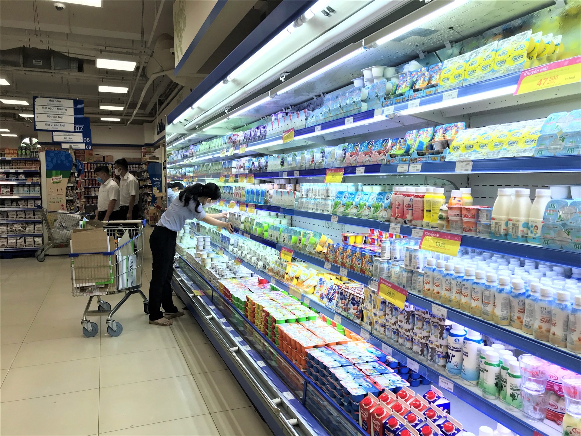 Sức mua ở siêu thị Co.op Mart Buôn Ma Thuột giảm mạnh trong những ngày gần đây. Ảnh: Bảo Trung