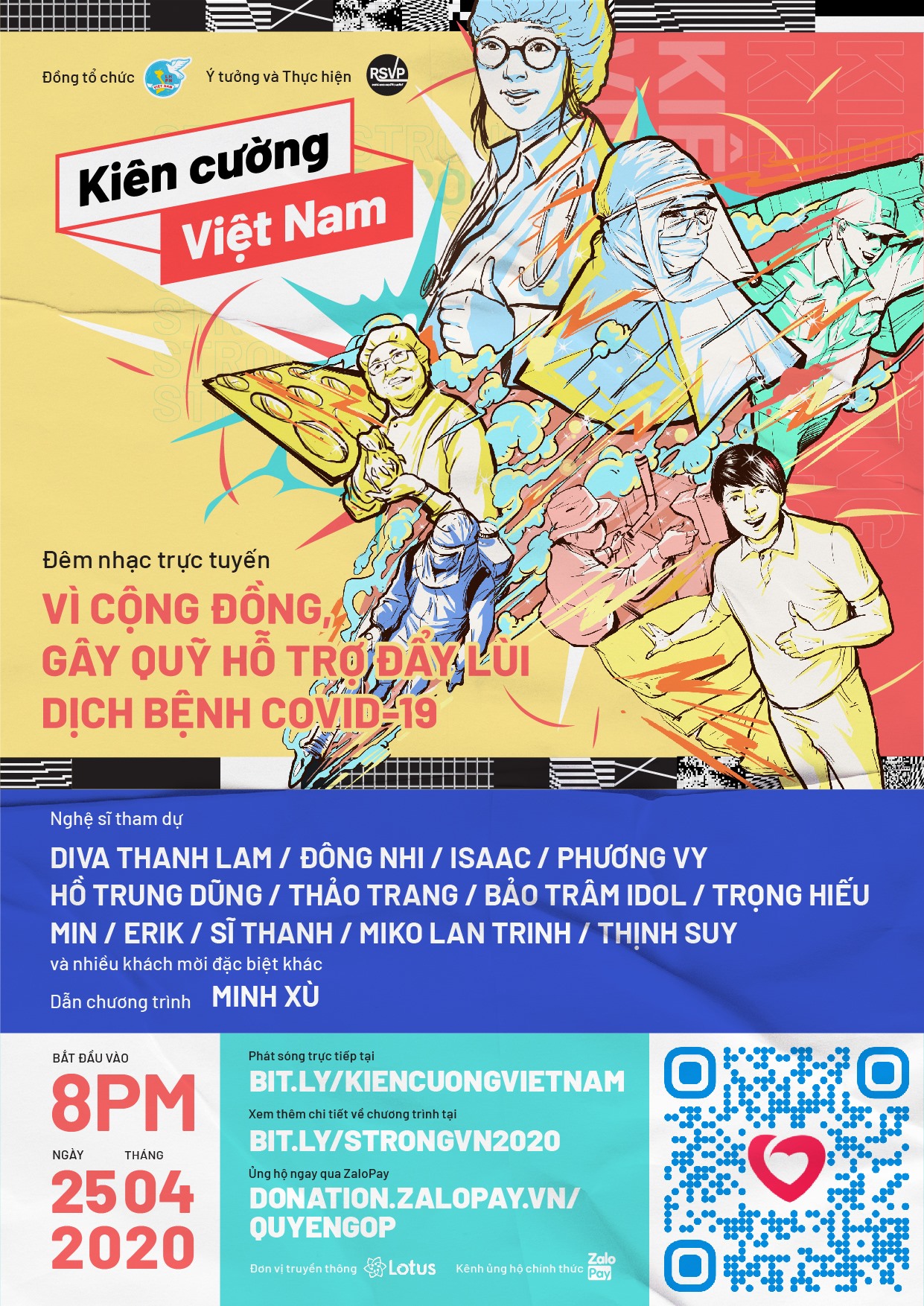 Chương trình diễn ra vào 20h ngày 25.4. Ảnh: Hội Liên hiệp Phụ nữ Việt Nam