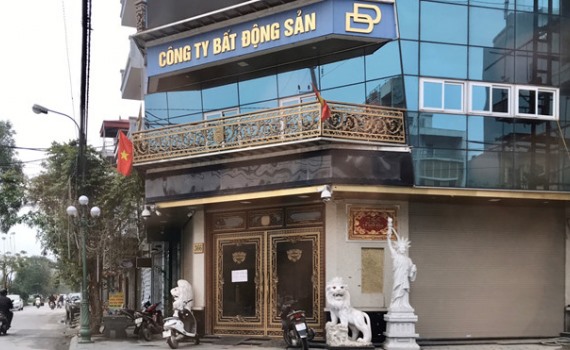 Công ty bất động sản của Nguyễn Xuân Đường. Ảnh: Phạm Đông