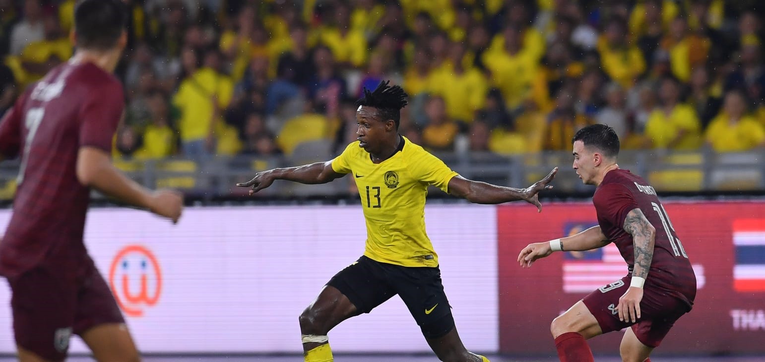 Sumareh từng ghi cú đúp trong chiến thắng của Malaysia trước Indonesia ở lượt trận đầu tiên của vòng loại World Cup 2022. Ảnh: AFC.